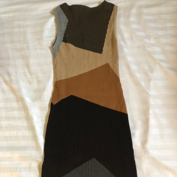 Vince Camuto Colorblock Sweater Dress - Picture 2 of 3